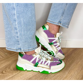 DWRS LOS ANGELES teddy - Sneakers | Lila / Green