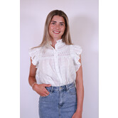 Blouse wit | Evy