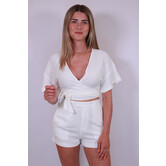 Top linnen wit | June