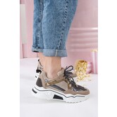 DWRS PLUTO terry - Sneakers | Beige / Smoke