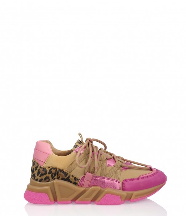 DWRS DWRS LOS ANGELES leopard - Sneakers | Pink / Camel