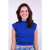 Top blauw | Sharon
