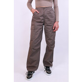 Parachute broek | bruin/grijs
