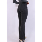 Jeans flared grijs | Jacky
