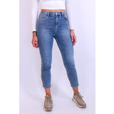 Mom jeans blauw | Rowena