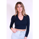 Top donkerblauw | Claartje