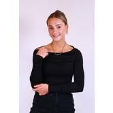 Top zwart | Merel