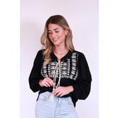 Blouse zwart | Kimmy