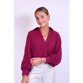 Blouse paars | Elena