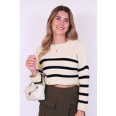 Trui cropped beige | Nikki