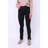 Jeans skinny split zwart | Anouk
