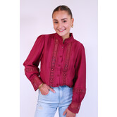 Blouse paars | Liz