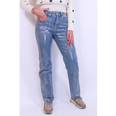 Metallic jeans blauw | Julie