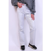 Metallic jeans zilver | Lisa