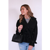 Trenchcoat zwart | Lizzy