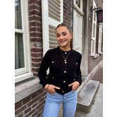 Vest zwart | Rosy