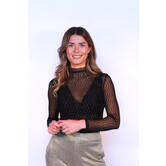 Top zwart mesh | Esli