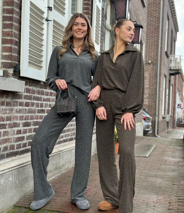 La Rebelle Broek zilver | Sascha