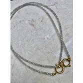 Limited ketting labradoriet goud