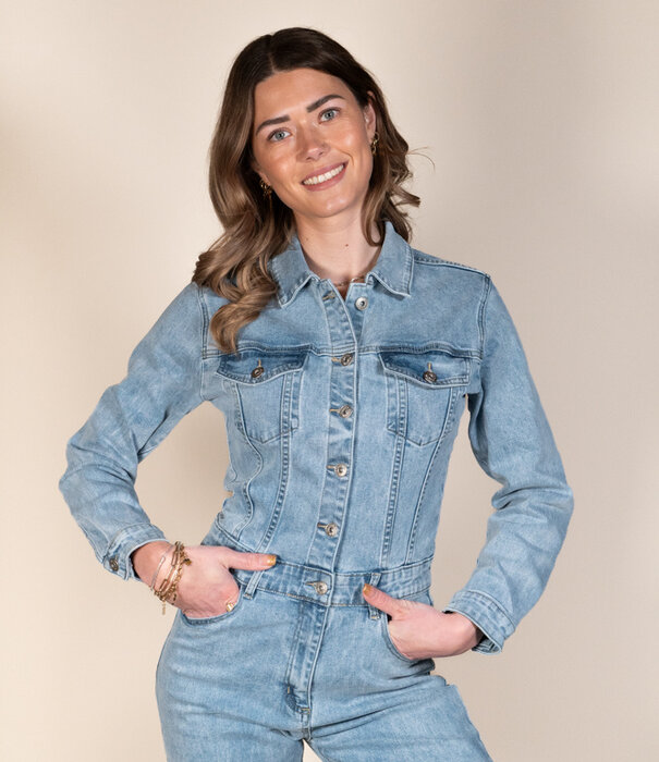 La Rebelle Jumpsuit denim blauw | Pien