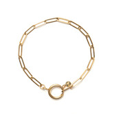 Armband chain big goud