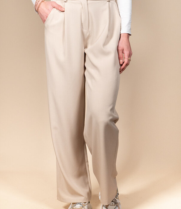 La Rebelle Pantalon beige - Maxime