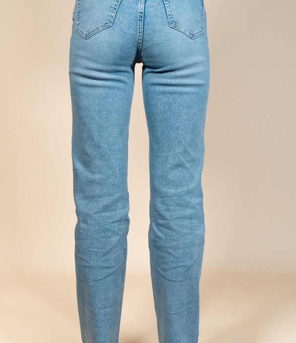 La Rebelle Jeans straight leg | Glitter hartjes