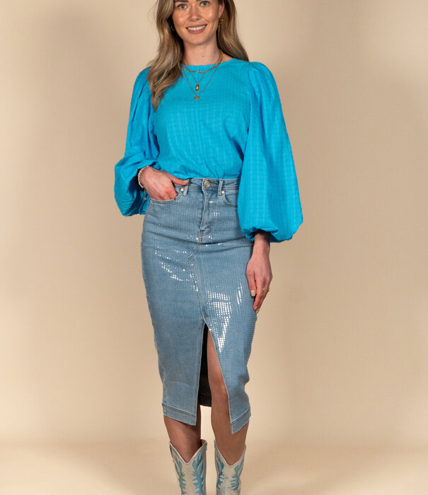 La Rebelle Blouse blauw | Emmy