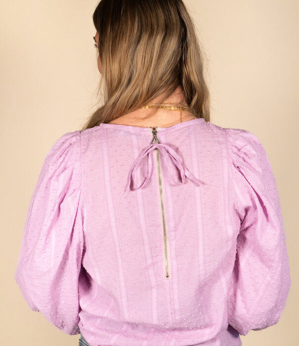 La Rebelle Blouse lila | Emmy