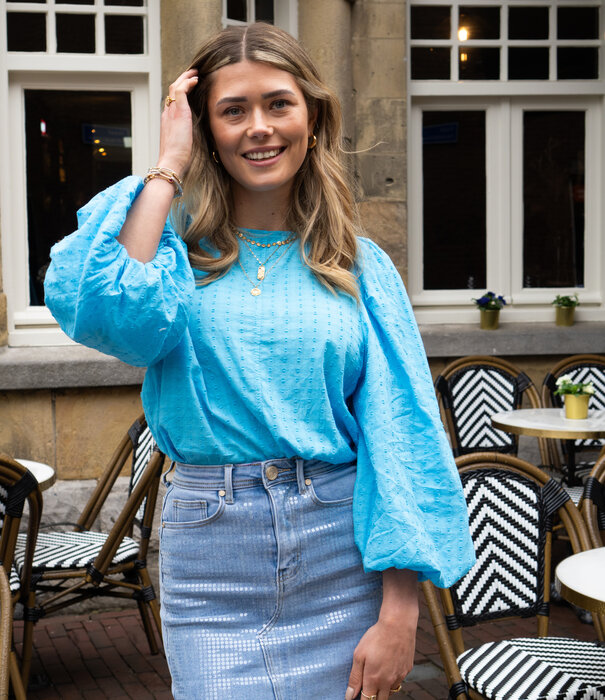 La Rebelle Blouse blauw | Emmy