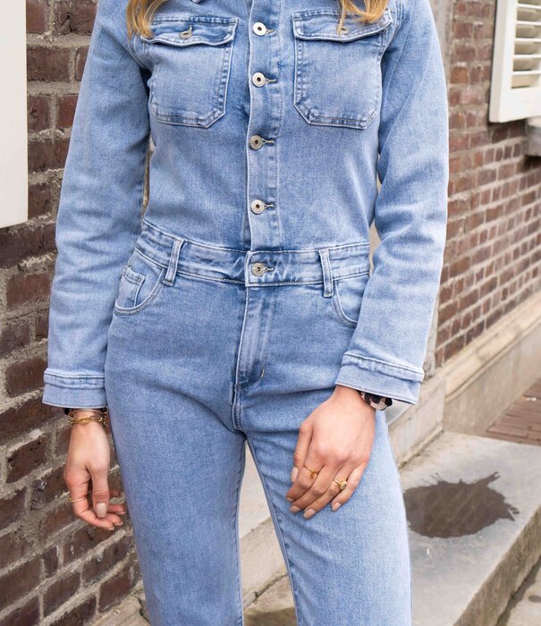 La Rebelle Jumpsuit denim blauw | Ellen