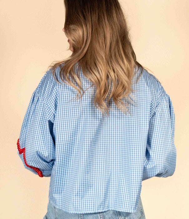 La Rebelle Blouse blauw | Cleo