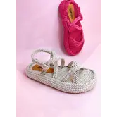 DWRS MALMO touw - Sandalen | Beige