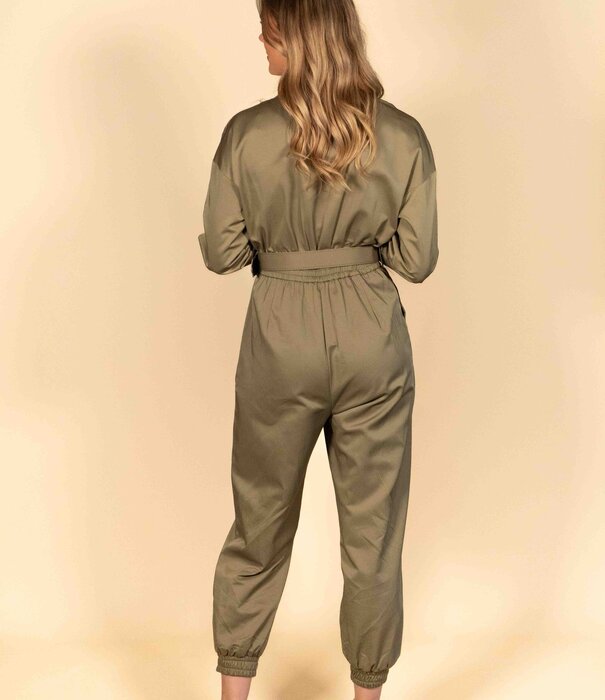 La Rebelle Jumpsuit donkergroen | Minke