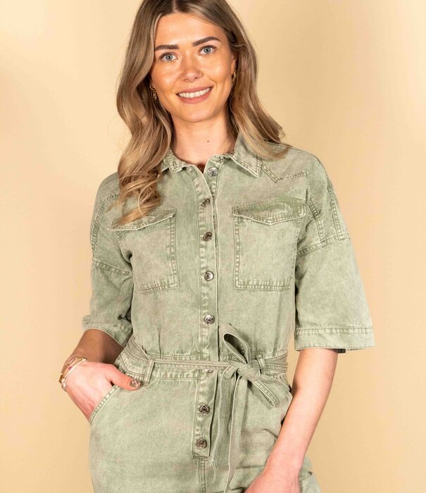 La Rebelle Jumpsuit groen | Eva