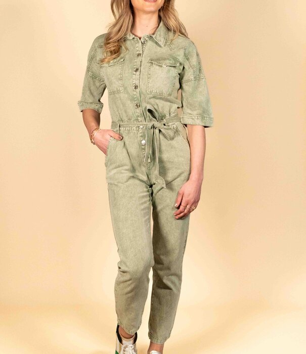 La Rebelle Jumpsuit groen | Eva