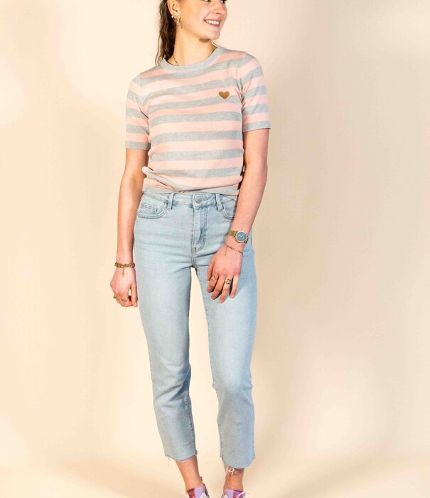 La Rebelle Mom jeans blauw | Femke