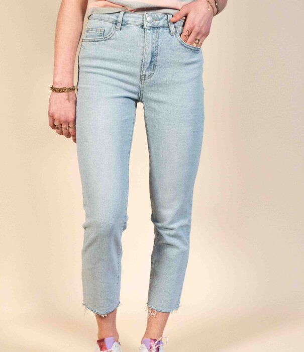 La Rebelle Mom jeans blauw | Femke