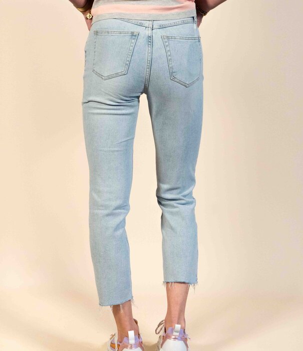 La Rebelle Mom jeans blauw | Femke