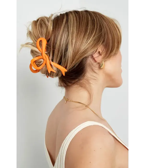 La Rebelle Haar klem oranje