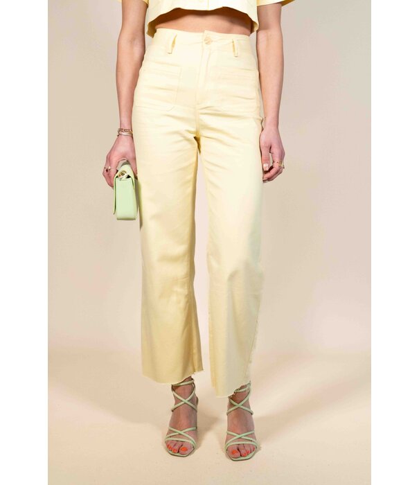 La Rebelle Broek geel | Florine