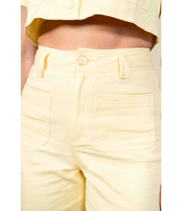 La Rebelle Broek geel | Florine