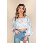 Blouse blauw | Madelief