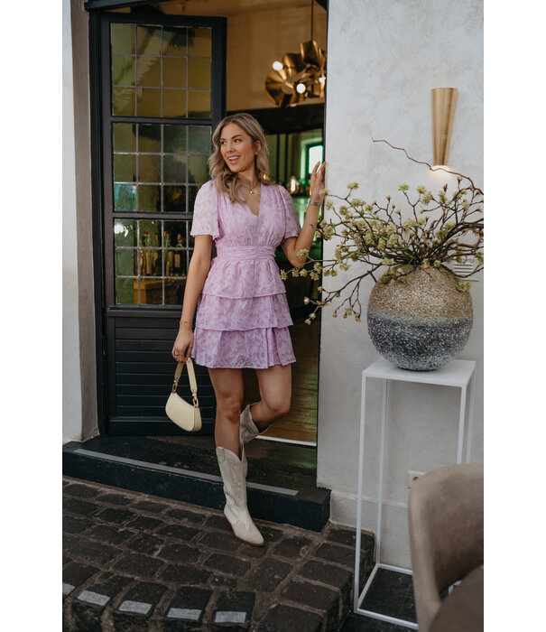 La Rebelle Jurk lila | Gitte