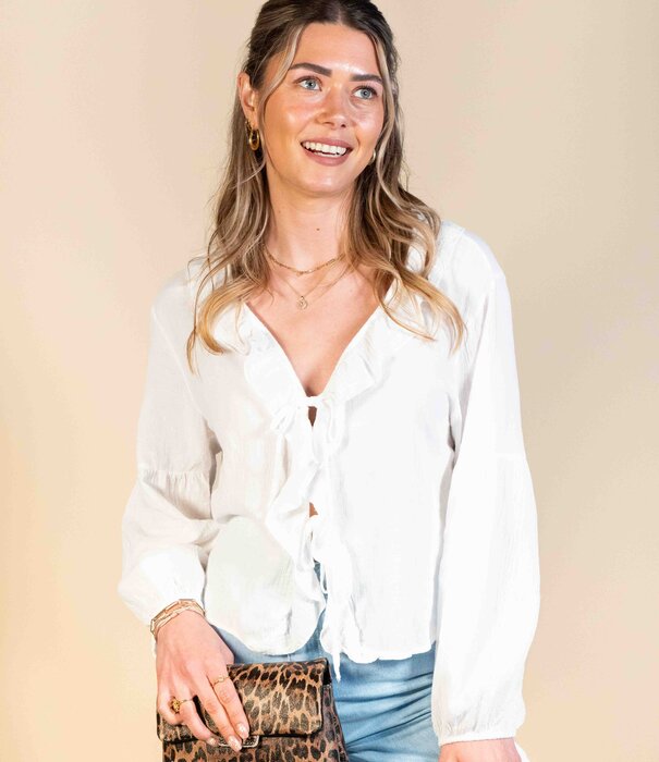 La Rebelle Blouse wit | Manon