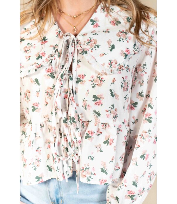 La Rebelle Blouse wit | Marieke