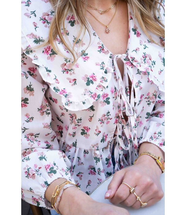 La Rebelle Blouse wit | Marieke