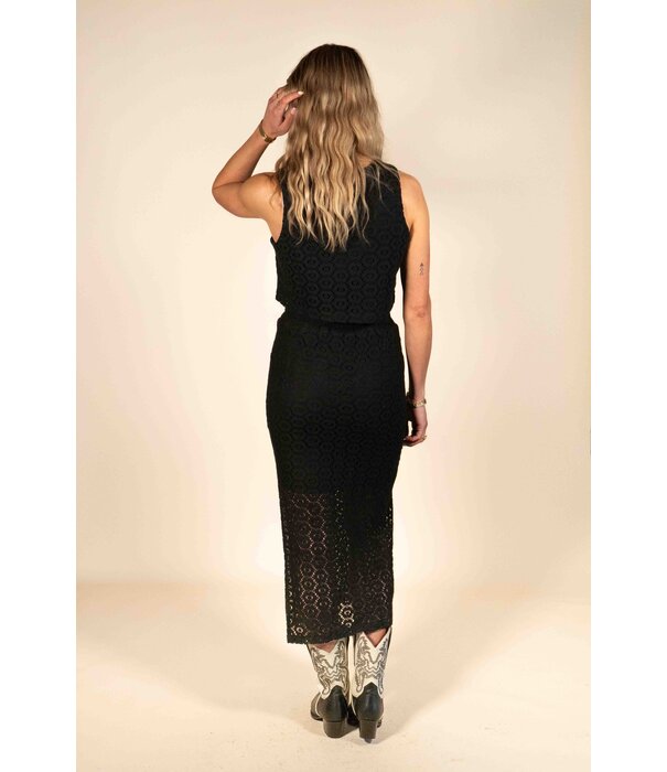 La Rebelle Top zwart | Josephine