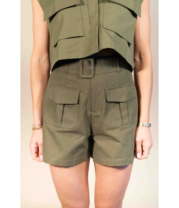 La Rebelle Short groen | Femke