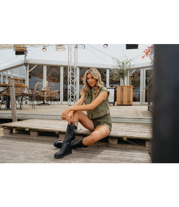 La Rebelle Short groen | Femke